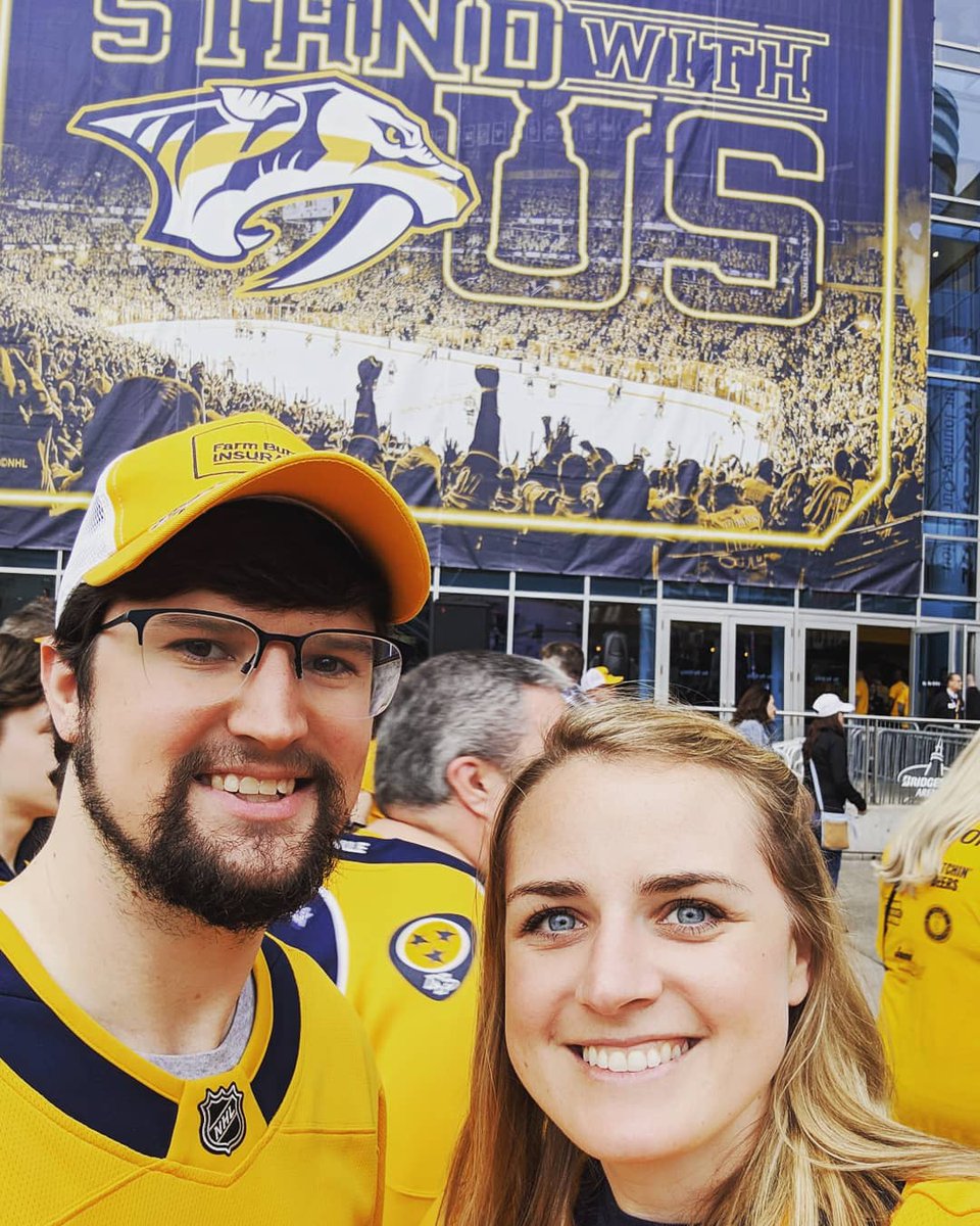 barger_ce's tweet photo. Thank you @Bridgestone for the free tickets!!! #StandWithUs #GoPreds #StanleyCupPlayoffs https://t.co/ib6DKHyGB7
