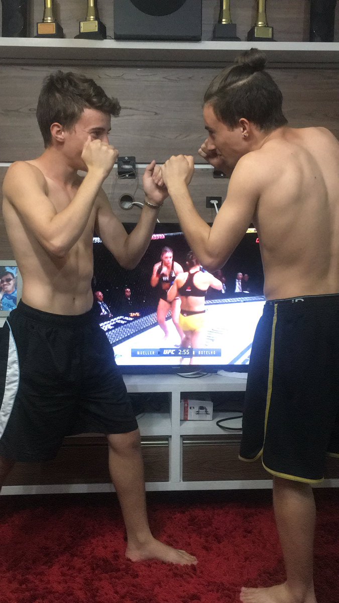 Allana_Chriss's tweet photo. #UFC236NoCombate 
Fábio e Fabricio 
❤️ https://t.co/ypYXdgkbHq