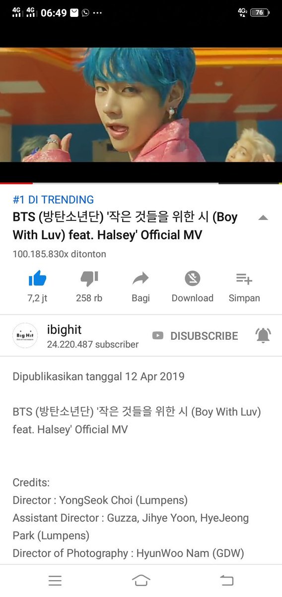 Akhirnya  😢 

#BoyWithLuvOutNow #MAP_OF_THE__SOUL_PERSONA #BTSxHalsey