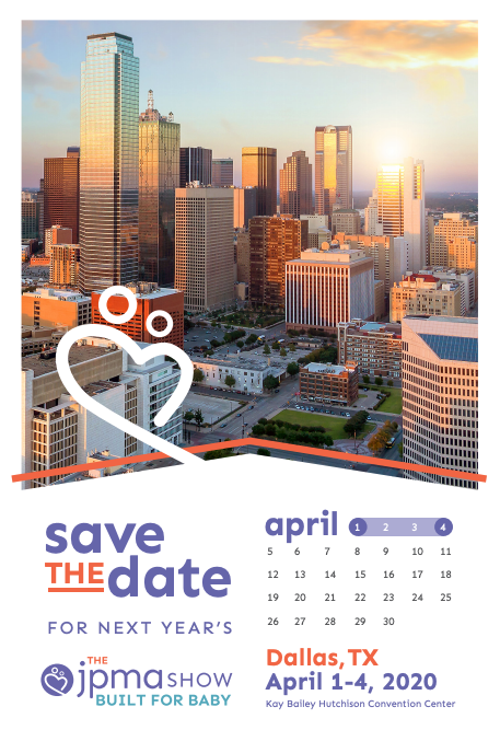JPMA's tweet photo. Thanks again for helping us make this year's show the best one yet! See you in Dallas, April 1 - 4, 2020! #jpmashow https://t.co/I13pToBysI