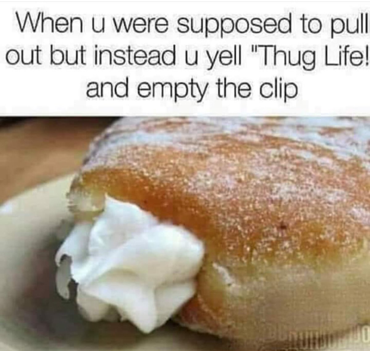 TrblesTurnTable's tweet photo. #2pac #delightful #emptyclip #pregnantbelly #donuts #jelly #whippedcream https://t.co/FJiMonbIik