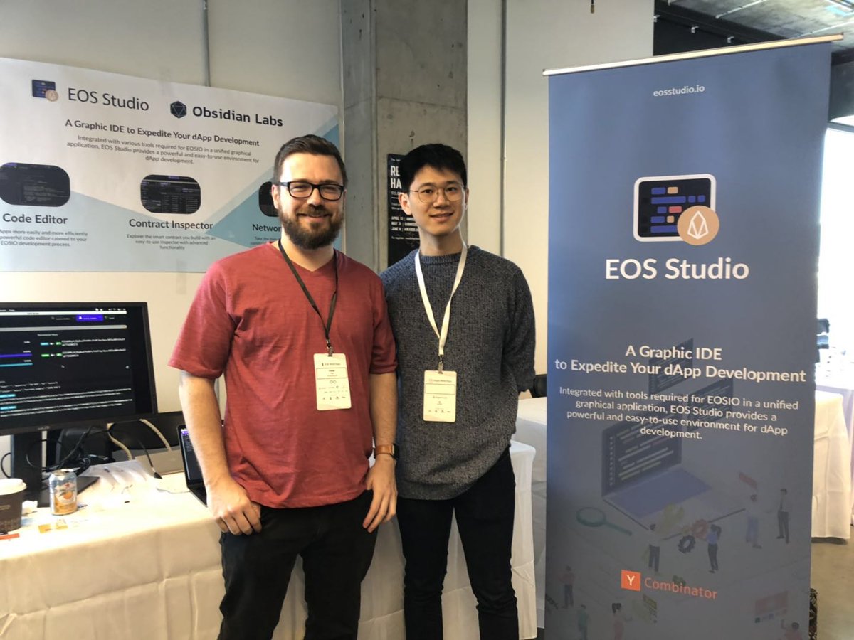 obsidian_labs's tweet image. We&apos;re at @EosWorldExpo, very excited to catch up with the super awesome #EOSIO community and give a talk about #EOSStudio later today! Come to get in touch with us if you&apos;re there! @CSXcorp @polyient @PatreosDapp @HelloTelos @EOSTribe @eosBlockSmith @infinitybloc @eossanfranc1sco
