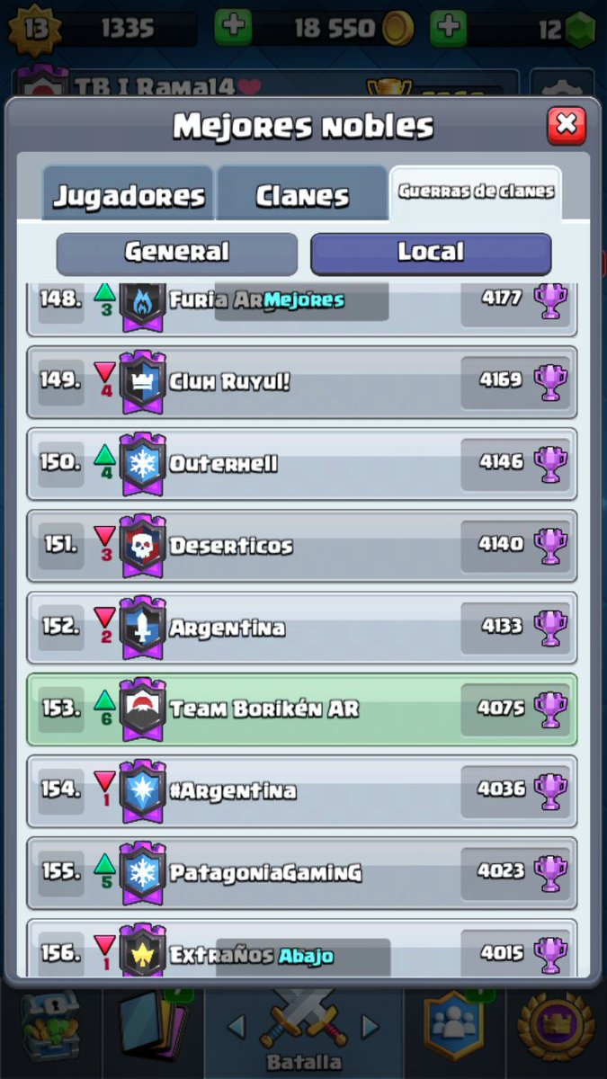 [#FELICITACIONES]

Queremos felicitar a nuestros Guerreros! Que nos han ayudado a Superar la barrera de las 4.000 Copas!🏆

A Seguir Sumando!

#GOTBArg #LandOfWarrior