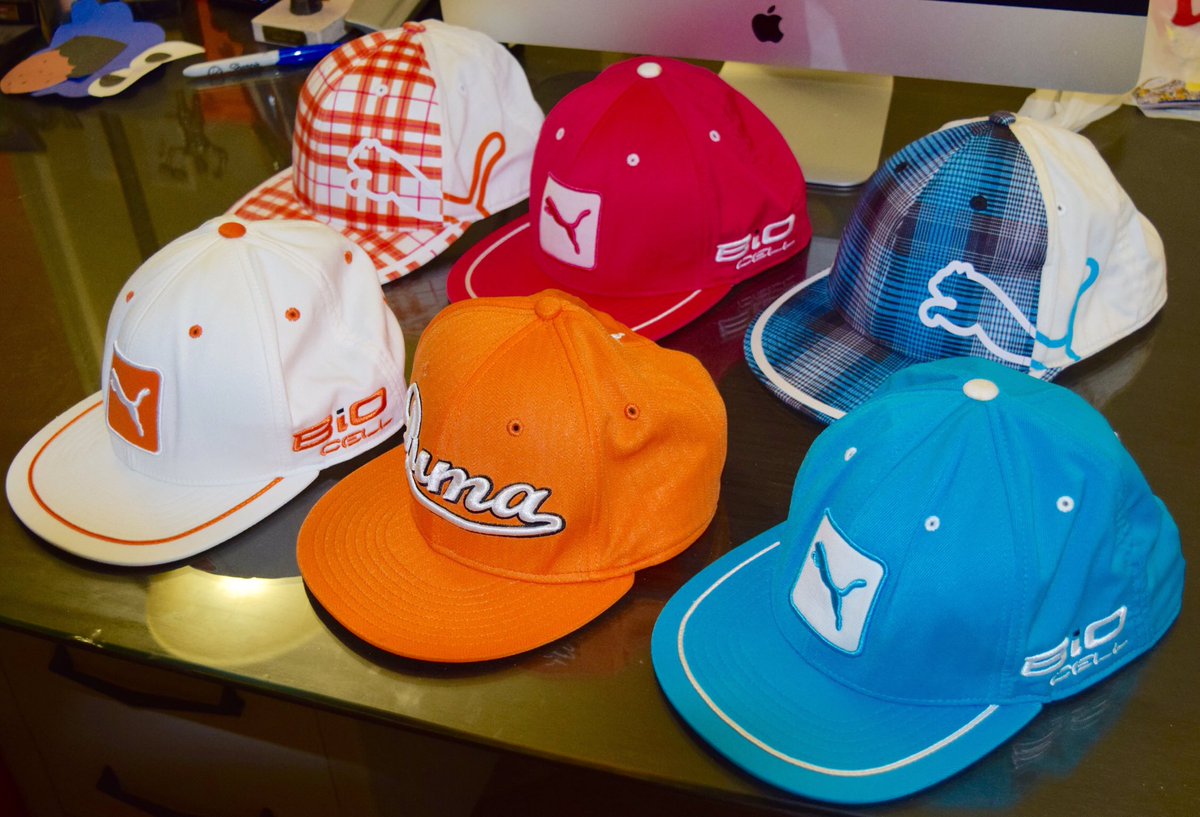 pughnaldo's tweet photo. @RickieFowler my wife if trying to make me sell off my collection of “Fowler’s Flatbills”.... save me! @PUMAGolf https://t.co/HljJu1O513