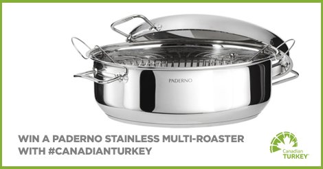 TaraNoland's tweet photo. AD Time is running out for you to enter to #win a Paderno Stainless Multi-Roaster plus a #bonus @Cdn_Turkey baster! Open to all #Canadians until Apr 15th! #CanadianTurkey #contest #giveaway #instagiveaway #instacontest #sweepstakes #multiroaster https://t.co/FqTCea17vg https://t.co/j8rRdgo8Zx