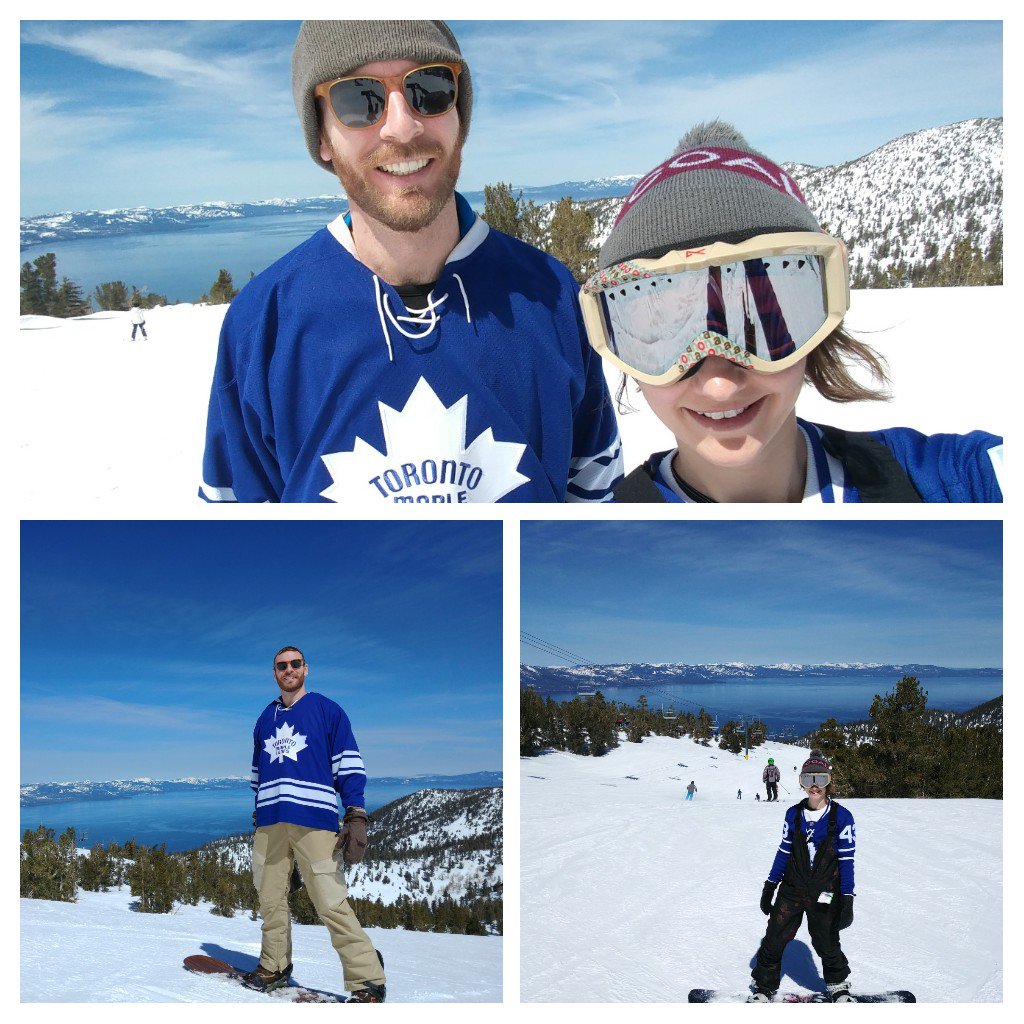 captainandcurly's tweet photo. Another year of great spring skiing @skiheavenly #GoLeafsGo https://t.co/XS4fRdhwqt