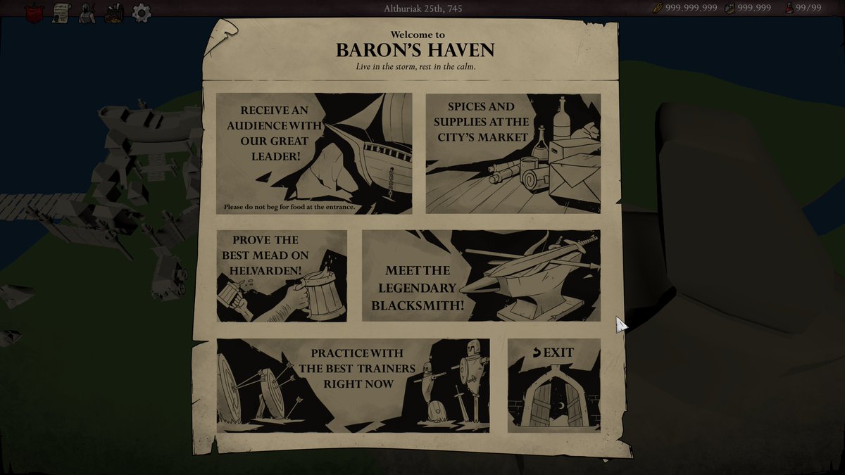 StudioREDBEARd's tweet photo. Time for another screenshot of the game! This is the interface that you'll see on the cities in the campaign map!

#screenshot #madewithunity #indiegame #indiedev #sneakpeek #indiestudio #gamedev #game #indiegamedev #unity https://t.co/bjwJI2Yrm6