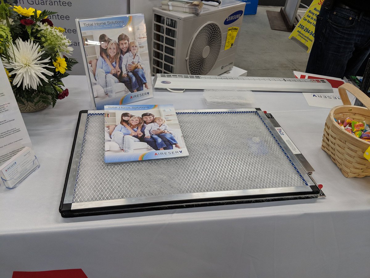 AireServ_Vic's tweet photo. This simple looking Dynamic Air Filter has been helping many of Members and Staff clean their indoor air, therefore preventing many concerns INCLUDING seasonal allergies.

Come speak with Dean, Andrew &amp; Rick at the Victoria Spring Home Expo - The BIG One!  to learn more! https://t.co/8ZkwfbxwCG