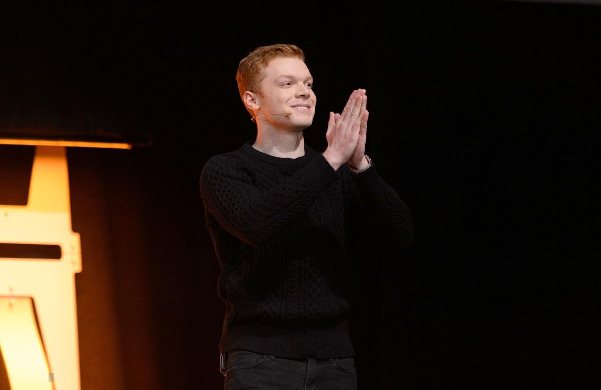 roeims's tweet photo. 2019 Star Wars Celebration

Cameron Monaghan attends as EA and Respawn Entertainment reveal the 'Star Wars: Jedi Fallen Order' video game. https://t.co/pTnBkEEu8l