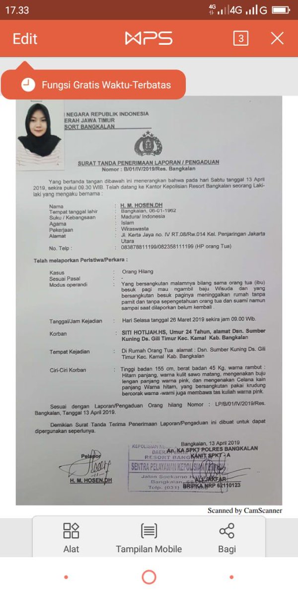 Twitter please do your magic :') ! 

Sepupu temen aku hilang, sudah 2 minggu ga pulang. Terakhir kali pamit pagi-pagi mau ambil baju wisuda tapi ga pulang, ga ikut wisuda juga :')). 

Terakhir ada 26 maret. Ciri ciri ada di pict ke 2 

Hub :  082333959045
Kalo ada info 😭🙏🏼