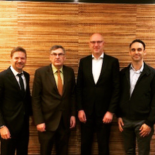 DonaldBobiash's tweet photo. Breakfast w/ @NorthlandPower (Canada’s largest independent power producer, 5th largest #windenergy producer in the world) Executive VP Morten Melin &amp; #Taiwan General Manager Sean McDermott, joined by @Jordan_J_Reeves, Director, Canadian Trade Office in Taipei #CanadainAsia https://t.co/4kvfokuhU9