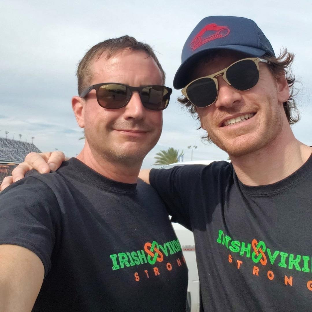 pyero33's tweet photo. "Team viking Irish Strong":
#MichaelFassbender and #tommybyrne #toddbolin #tommybirnejr #Daytona src:@eminem_cow_farmer ToddBolin FB #champcar
#daytonainternational
#speedway💖📸 13/4 /19
(thanks: londondony IG) https://t.co/DnzfDkvDll