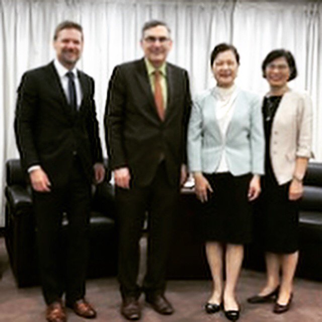 DonaldBobiash's tweet photo. J'ai eu une rencontre fructueuse avec Wang Mei-hua, sous-ministre des Affaires économiques du #Taiwan, accompagné du chef du Bureau commercial du Canada à Taipei @Jordan_J_Reeves #CanadaenAsie #CanadaAsiaAdvantage https://t.co/Ud8s5bkjaU