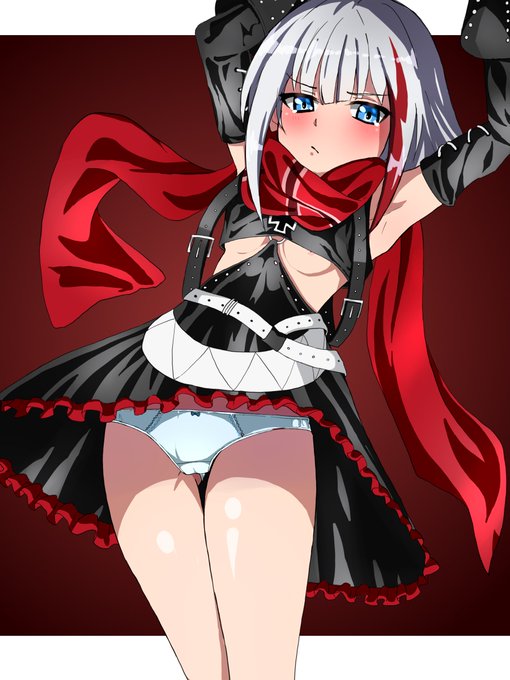 戦艦アドミラル・グラーフ・シュペー。ゴスいドレスといい、ゾイドみたいな艤装といい、絵描き泣かせのデザインだ。だがそれがいい。 