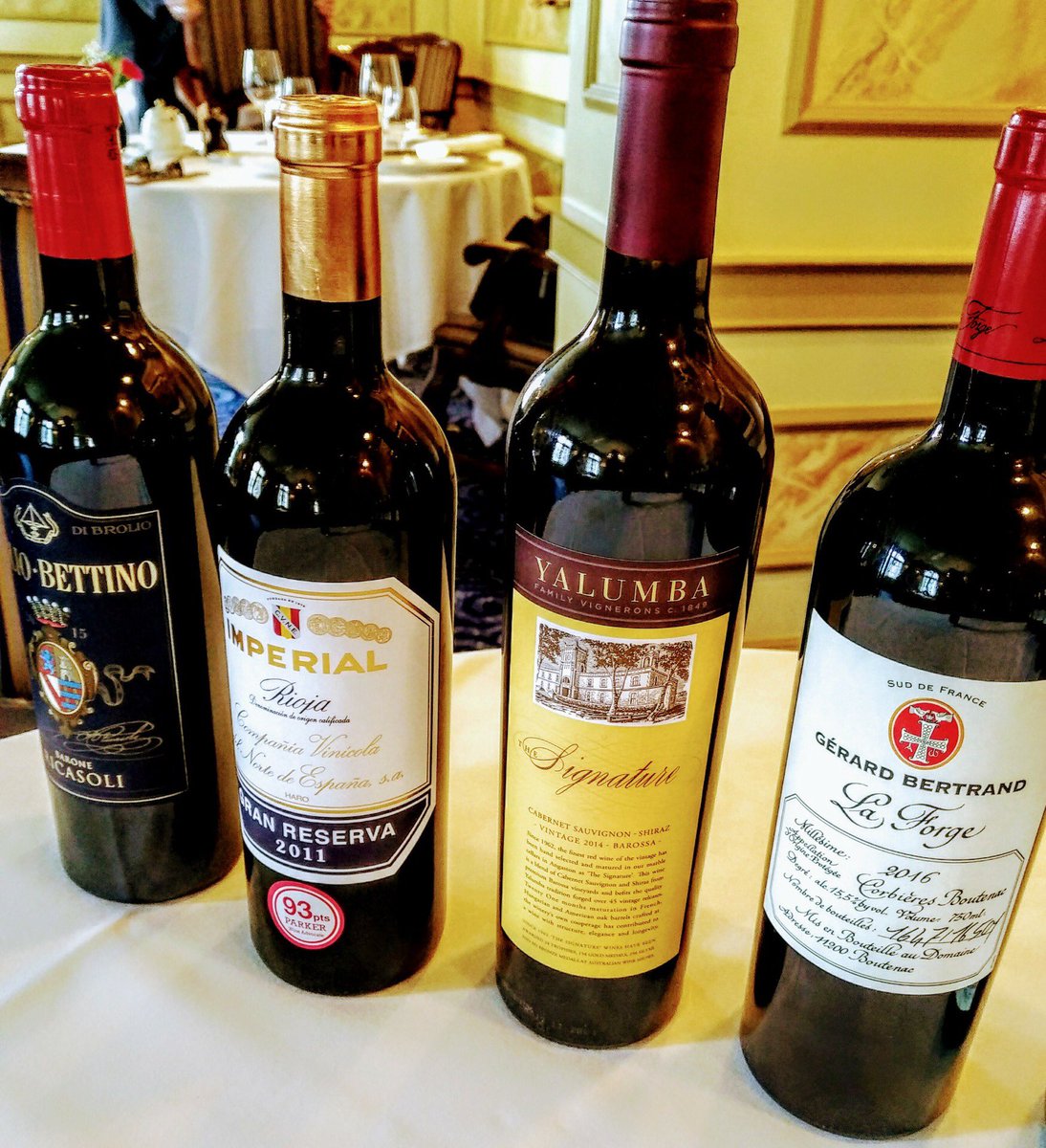 Celebrating with the #ChaînedesRôtisseurs Young Sommelier competition winner Kevin Milne of <a href="/FairmontCLL/">@FairmontCLL</a> at <a href="/ranchmens1891/">The Ranchmen's Club</a> on #WorldChaîneDay Congratulations to all of the competitors.