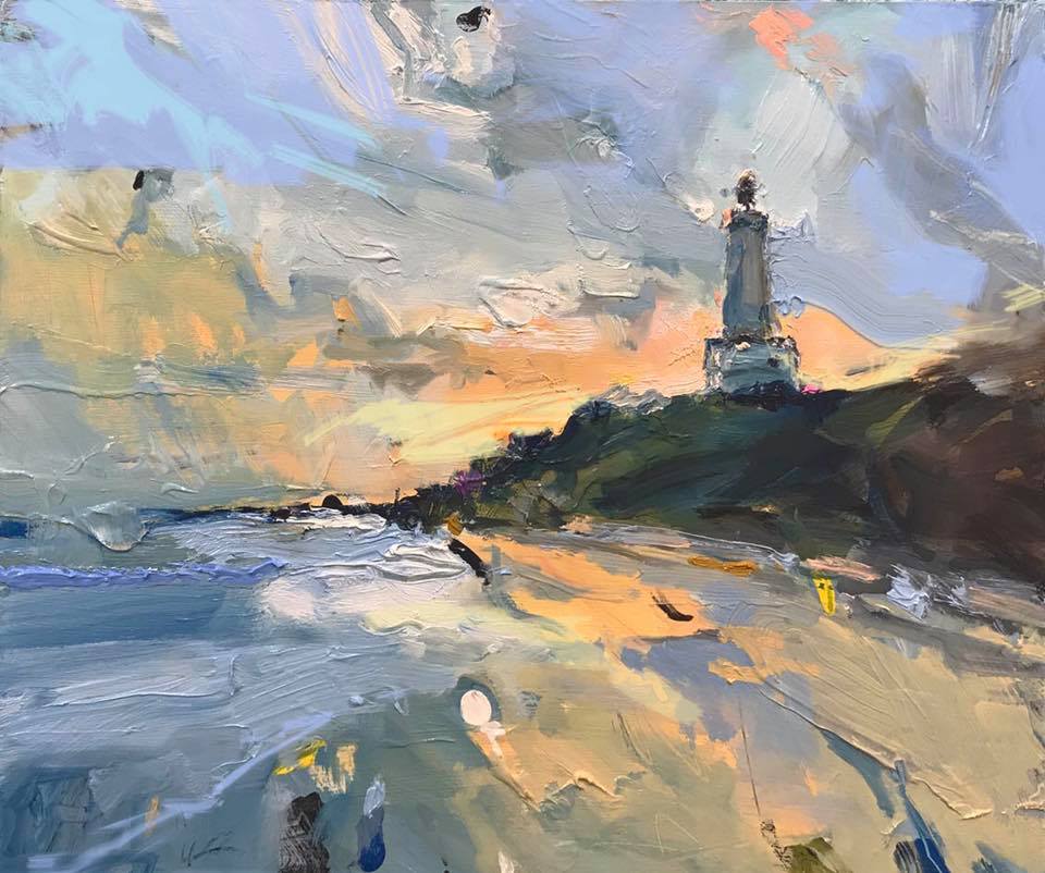 "Lighthouse at Point Lonsdale", 35X45cm, oil on board.
#artspace #paint #gallery #abstractexpressionist #PointLonsdale #lighthouse