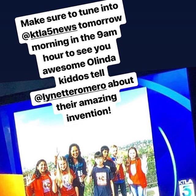 JillBerrner's tweet photo. Thanks @LynetteRomero  for highlighting @olindaeagles #vestbuddy invention on @KTLAMorningNews. 
Special thanks to @BreaOlindaUSD, @coolestprojects, @TGRFound, @Raspberry_Pi, @makeymakey, and @scratch ... all visionaries working toward the success of the next generation. https://t.co/2SUYXQg6HX