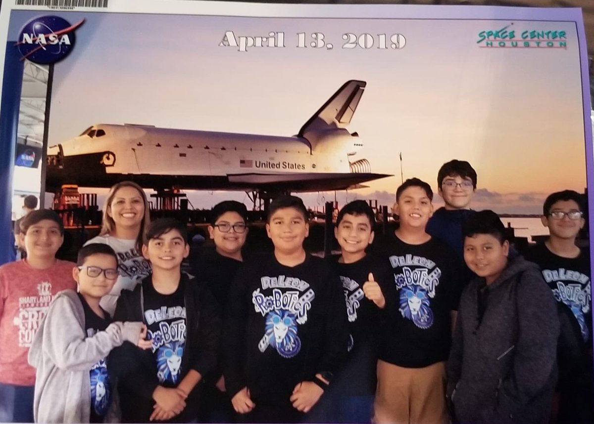 Amazing day for our Lion Roarbotics team ⁦<a href="/NASA_Johnson/">NASA's Johnson Space Center</a>⁩ ⁦<a href="/deleon046/">Alonzo DeLeon Middle School</a>⁩ ⁦<a href="/McAllenISD/">McAllen ISD</a>⁩ ⁦<a href="/McAllenISDCTE/">McAllen ISD CTE</a>⁩