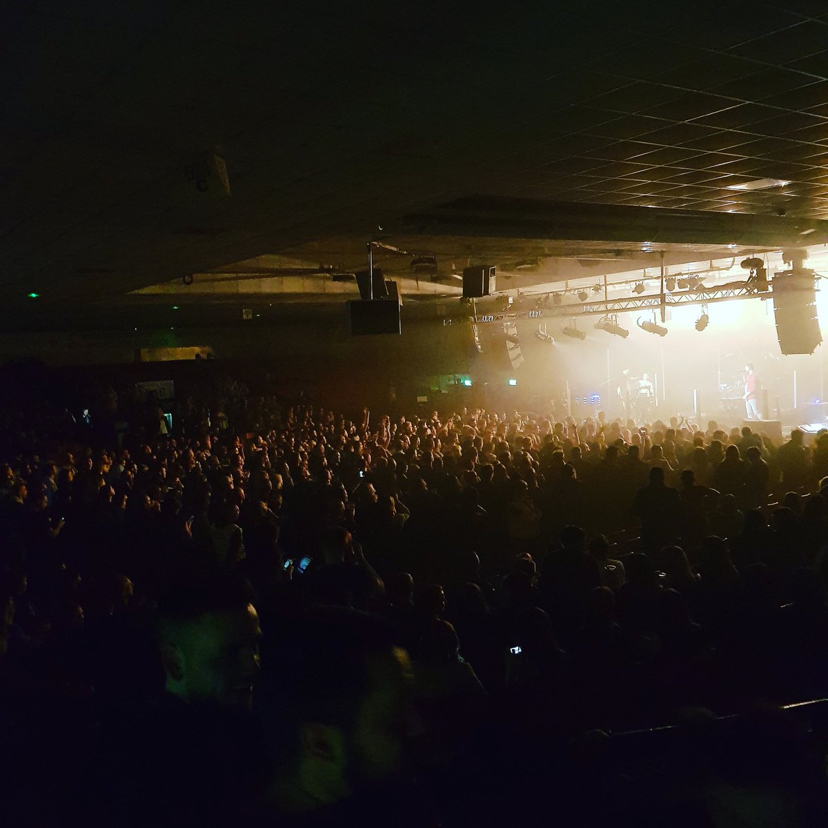 factionmusicIE's tweet photo. Epic @alltvvins show this eve at the National Stadium to launch the new record. Great set by @SorchaRichardsn too. Such a good venue #dublin #alltvvins #justtoexist #newmusic https://t.co/eJW9nIEKcO