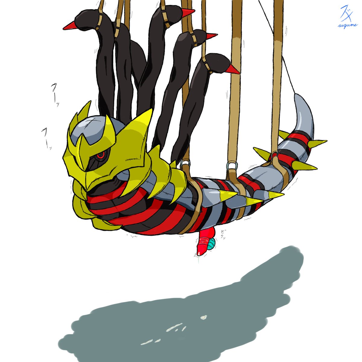Uzivatel スヾメモリー Suzumemory Na Twitteru Nsfw 18 ギラティナ オリジンフォルム Giratina Origin Form このフォルム誰も描いてなかったからやってみた Pokemon Suit スウツ