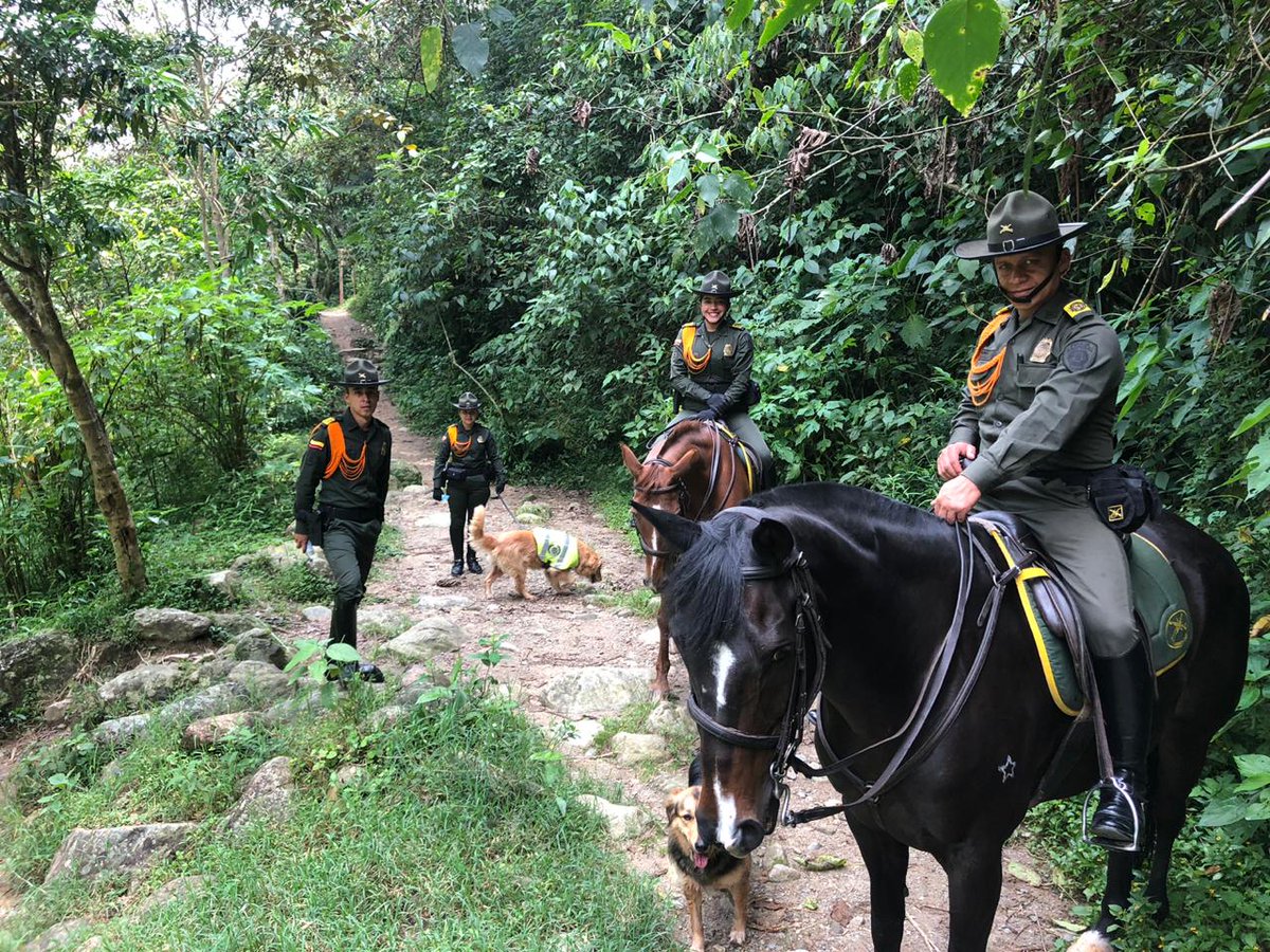 CarabinerosCol's tweet image. Lideramos canimata ecológica por el parque el Salado con el grupo de consejalitos de Envigado. #SISER #MEVAL