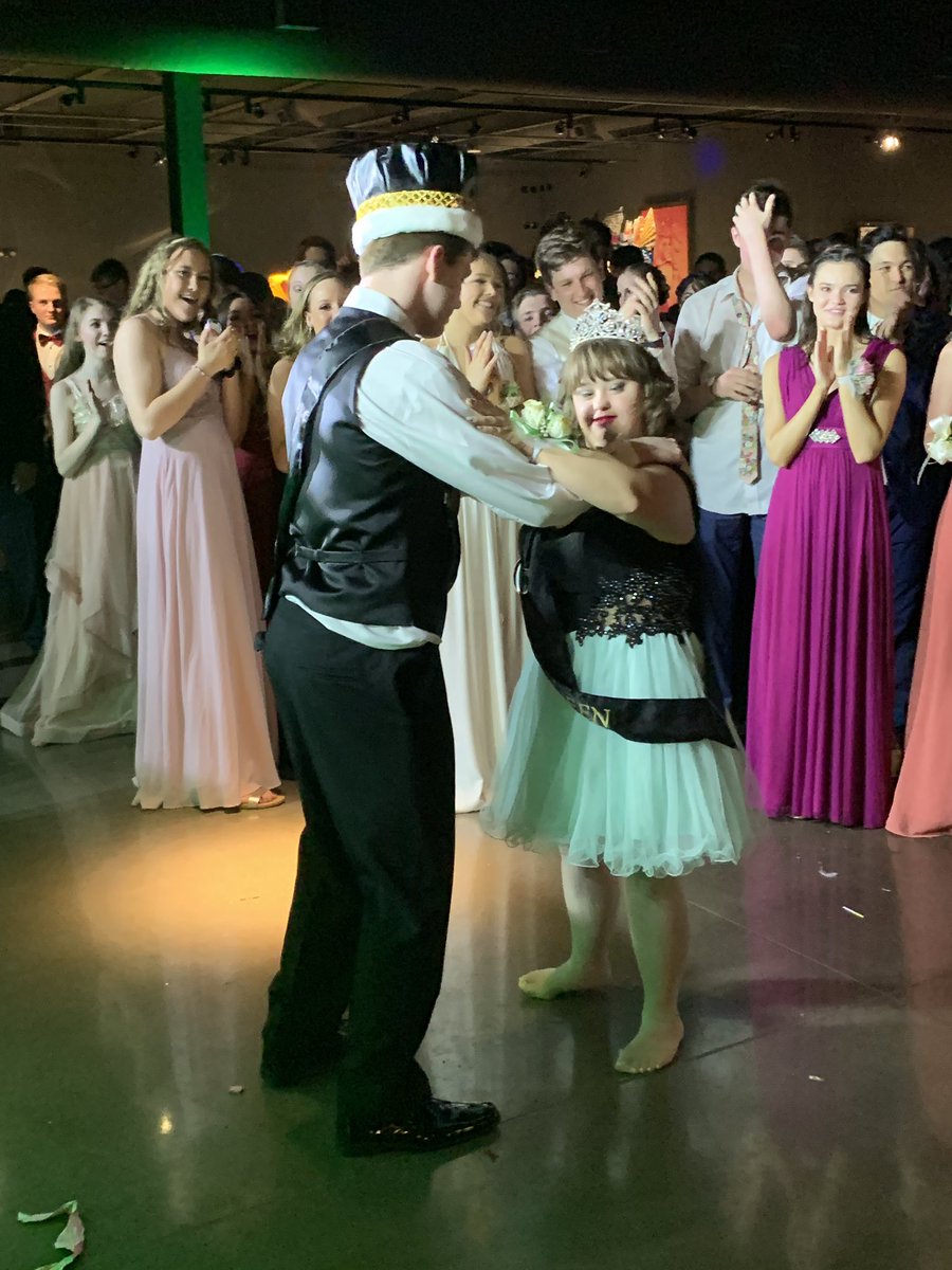 Your 2019 Prom King and Queen...Reece and Emmy!!!!!!! #WeLoveUnified #GrizzlyFamily #TRunified