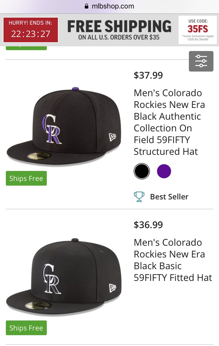 Men's Colorado Rockies New Era Black Authentic Collection On Field 59FIFTY  Structured Hat