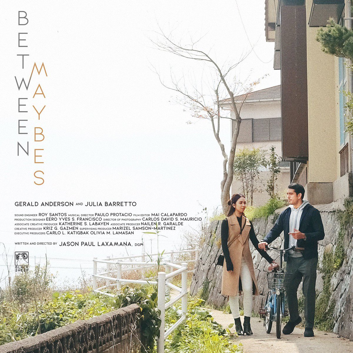 superdeejxx's tweet photo. Poster pa lang, it gives us a peak na may lalim ang movie na 'to. Guys let's support Julia. Let's stan talent and hardwork. Regardless of your ships, watch the movie for the lessons it brings to the viewers. #BetweenMaybesTrailer https://t.co/C1y9T37iD7