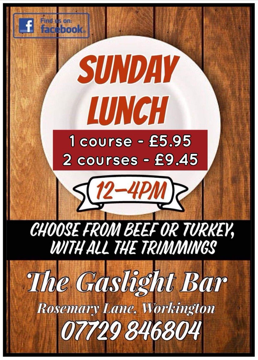 vinebar1's tweet photo. Sunday lunches served from 12pm until 4pm, Beef, Turkey, chicken &amp; Ham only £5.95. https://t.co/dFDD2boyeR