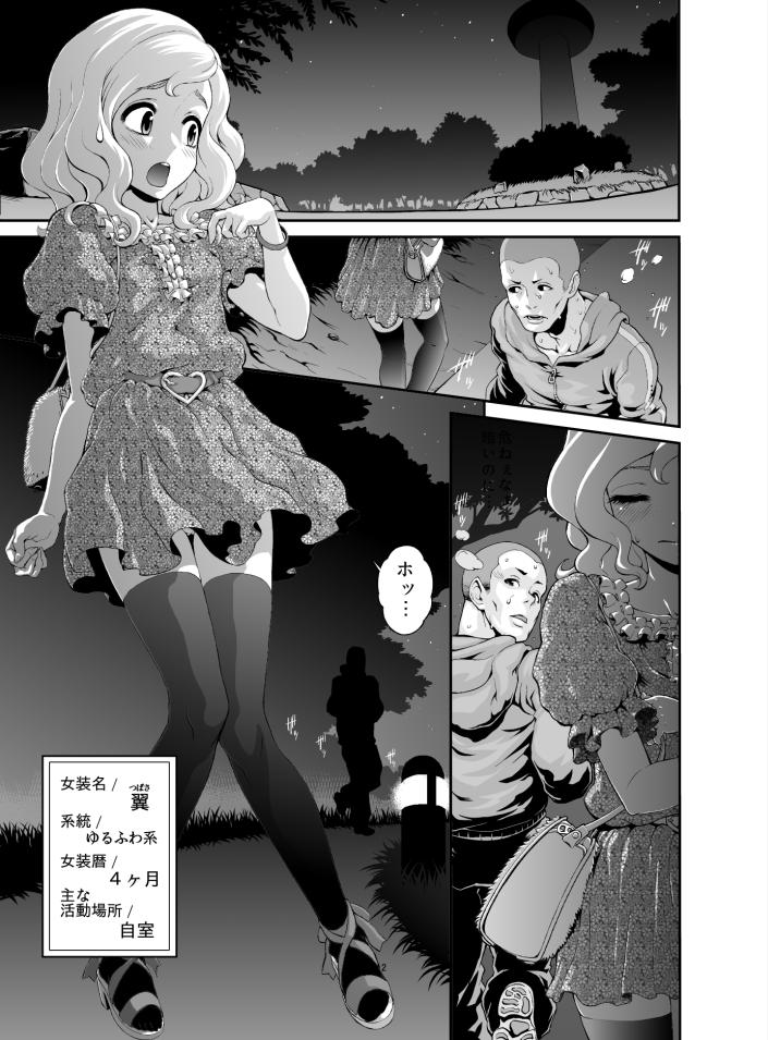 5年前に描いた女装子ハッテン系のプロトタイプのネームが出てきました。35ページ中、3ページ目の途中までペンが入っていたので供養。コミカルなノリが醸す絵空事感が気にくわなくて没にして現行版を描きなおしたのですが、今読み返してみると、これはこれでまあ悪くはない・・(顔面の描き方以外は)