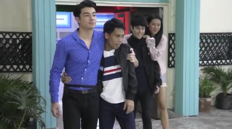 winorLOUse's tweet photo. LAYF proving us that sometimes the best kind of friendships are the unexpected ones. Their friendship is beautiful talaga :( love you four, four layf! 

#aLAYFbangM4llShow https://t.co/16S9YUl6Ir