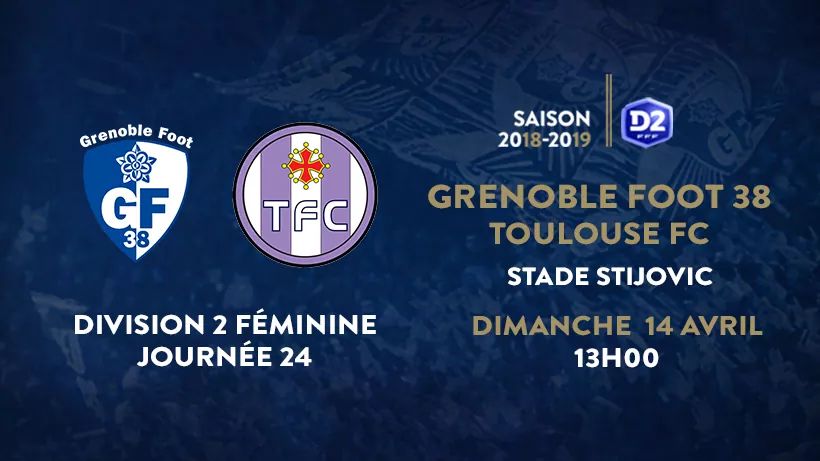 GF38_Feminines's tweet photo. #JourDeMatch vs @ToulouseFC #D2F
Allez les filles ! Objectif 3 points !
#GOGF38 🔵⚪ https://t.co/OJVEUWVdsI