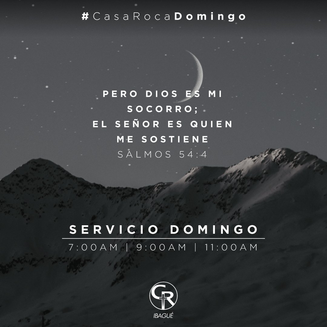 CasaRocaIbague's tweet photo. #CasaRocaDomingo: Te esperamos mañana en nuestros tres servicios. Además será el último día de inscripciones para el #tMtCamp de los #tMtPulso.
#CasaRocaIbagué #CasaSobrelaRoca #tMtIbagué #2019ClavedeRe https://t.co/35mEeqWedV