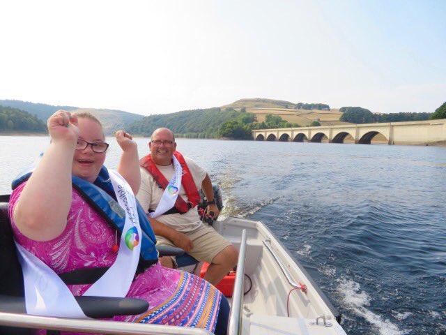 AccessLadybower's tweet photo. #AccessLadybower #Accessibility #PeakDistrict #NationalPark #InclusiveActivity #AccessibleBoating #Wheelyboat #Guided #BoatTrips #Ladybower #Reservoir #Therapeutic #Fishing #Outdoor #Adventure https://t.co/YA3vYPhwYW