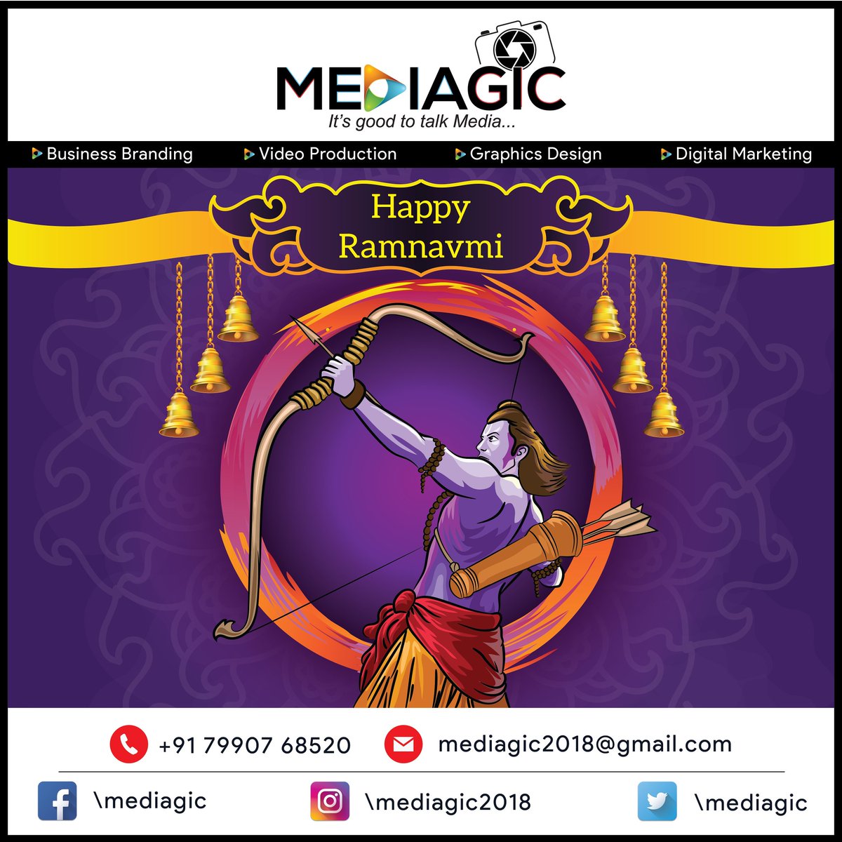 mediagic's tweet photo. Happy ramnavmi
#ramnavmi 
#siyawarramchandrakijai 
#harerama 
#ramchandrakijai https://t.co/bOeqmNFoF9