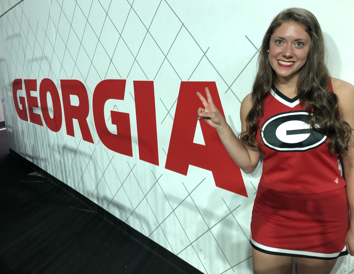 kenwiggins71's tweet photo. Year #2 coming up for @sarakatewiggins and @UGAcheerleading!! Can’t wait! Go Dawgs! https://t.co/tUYTWAIRkc
