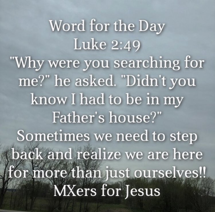 #wordfortheday #mxersforjesus