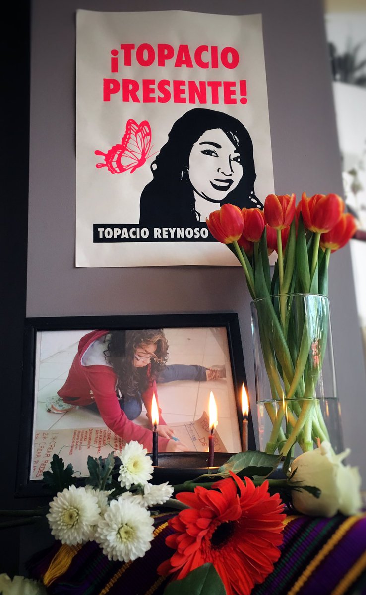 Today marks the 5 year anniversary of Topacio Reynoso Pacheco’s death. On April 13th 2014, Topacio, a 16-year old anti-mining activist, youth leader, artist, poet, & musician, was shot in Mataquescuintla, Guatemala. She died from her injuries the next day.