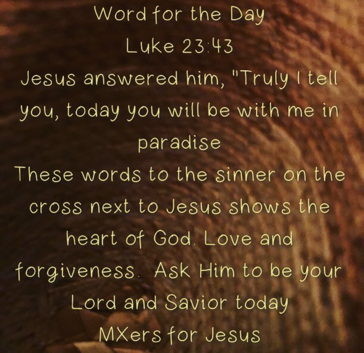 #wordfortheday #mxersforjesus
