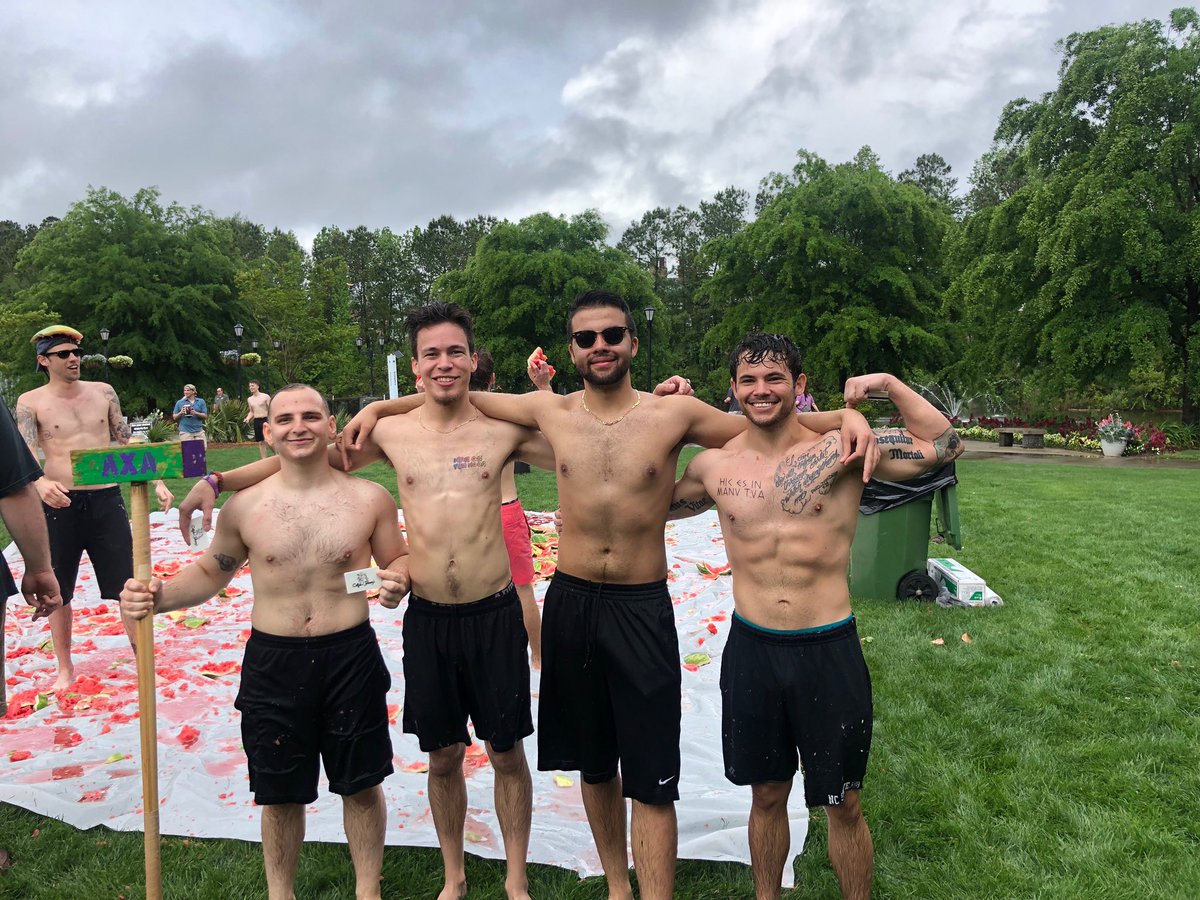 We had a great time at <a href="/CCULambdaChi/">Lambda Chi Alpha CCU</a> ‘s watermelon bust today. Even better we came in first for the fraternity division!! Thank you gentlemen! #FeedingAmerica
