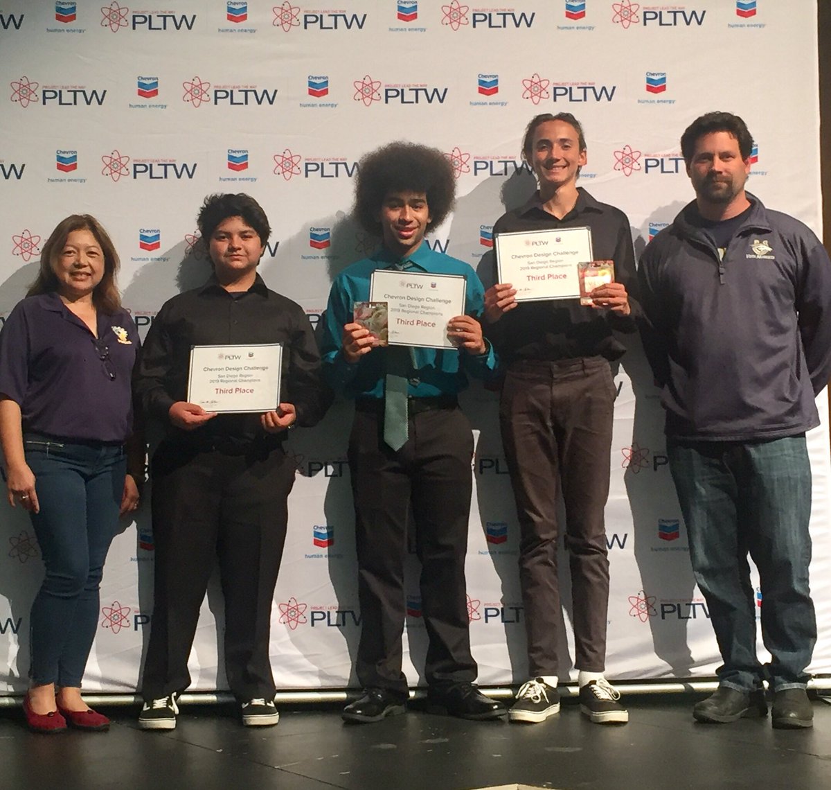 rayarchwood's tweet image. So proud of these guys! 3rd place in the Chevron Design Challenge Regionals, and more importantly qualification for the State Final. #VMHS #VMHSEngineering #PLTW @VMHSUPDATES