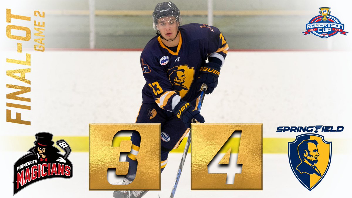 NAHLHockey's tweet photo. Nick Techel wins it in overtime for the @Jr_Blues! 🚨 | #RoadToTheRobby https://t.co/IXJsEpH5ed