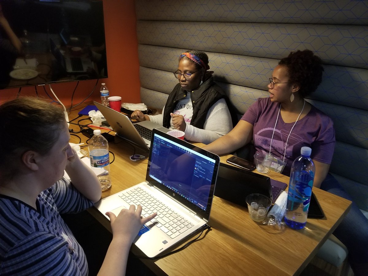 CodeCocktailsKC's tweet photo. Thank you all for coming to this month's session! π
And a big shout-out to all of our mentors who lent their time and skills tonight and to @VeriShip for letting us use their wonderful space π
πππ
#KCWiT #KCTech #KCevents #LadyDevs #CodingCocktails #KansasCity #KC https://t.co/tUU6VID15e
