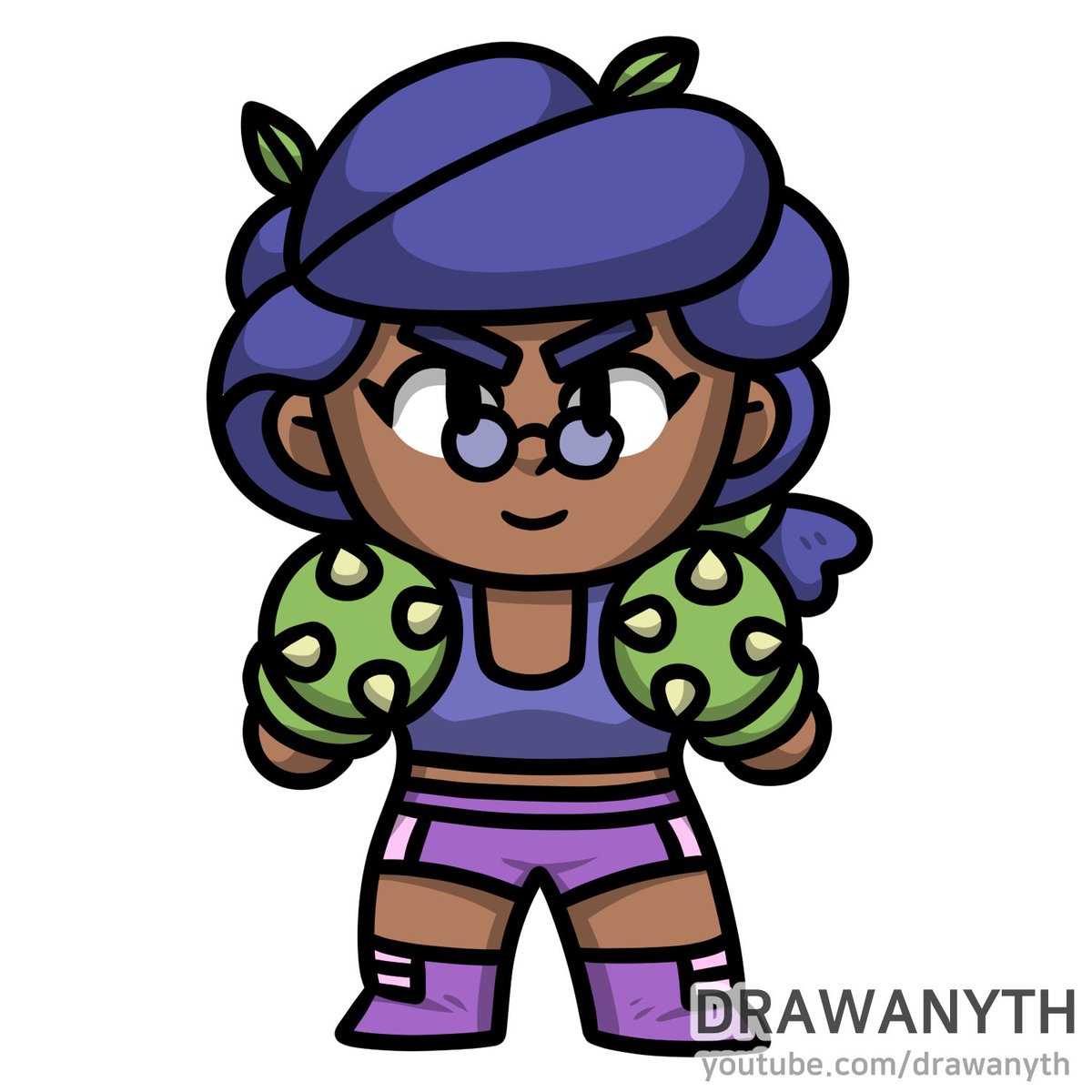 DRAWANY on Twitter: "How to Draw Rosa | Brawl Stars | New ...