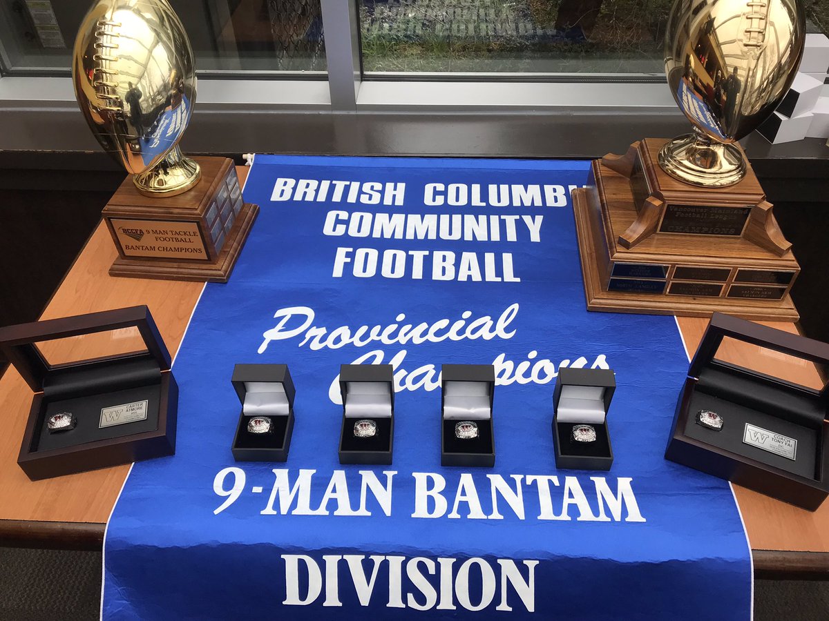 Our Bantams got their Championship Rings today. #Undefeated season. Congrats to all the players and coaches. @officialBCPFA <a href="/VMFLPrez/">VMFL Prez</a> #bccfa