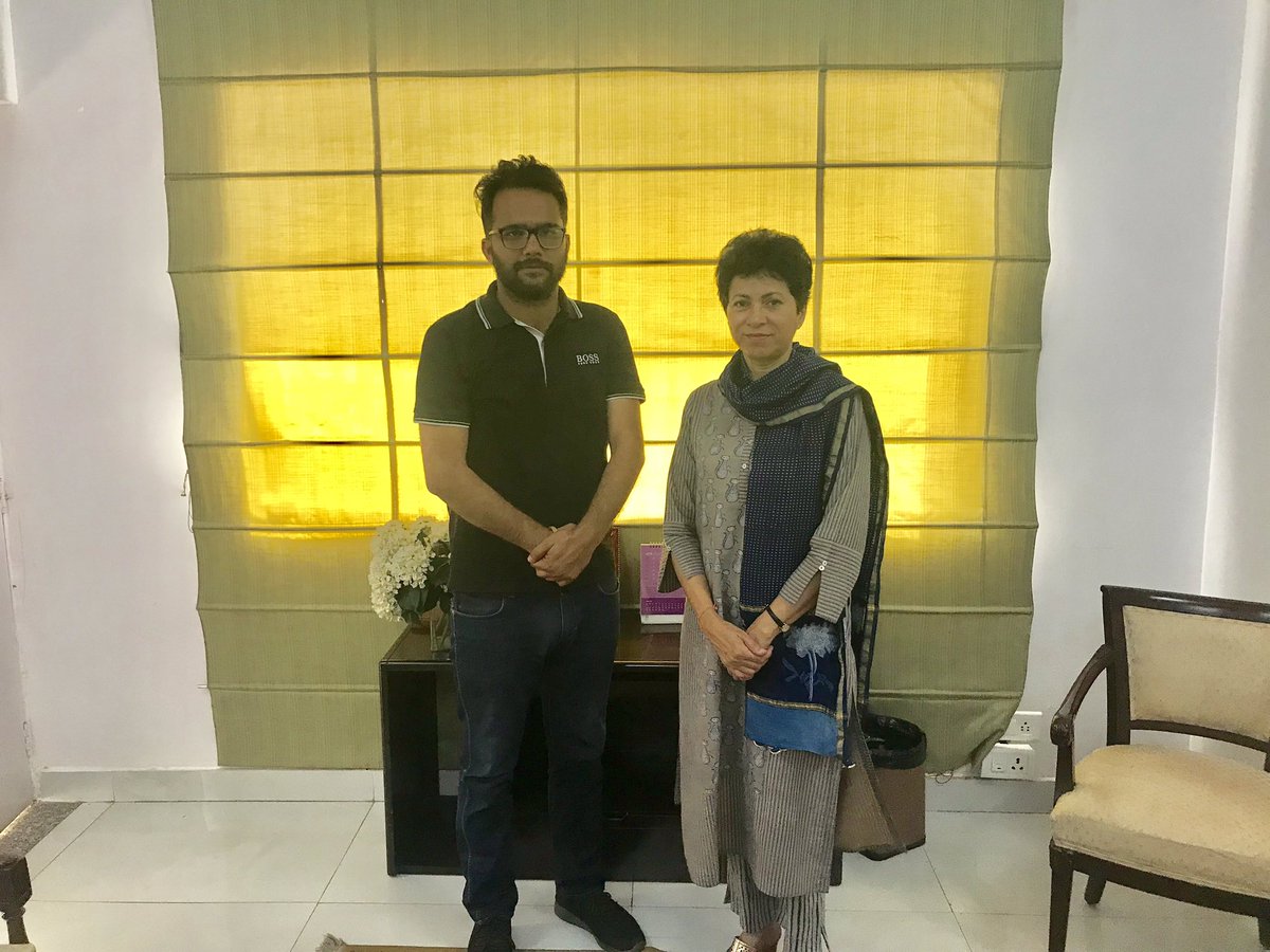 LubanaManoj's tweet photo. You are welcome to your old constituency which you have nursed twice in the past,too.
This time,people would be wise to chose between a secular govt that provided them good health,All the very best Ma'am @kumari_selja.Looking forward to a super campaign and win again.#AbHogaNYAY https://t.co/R4hSptJhq0