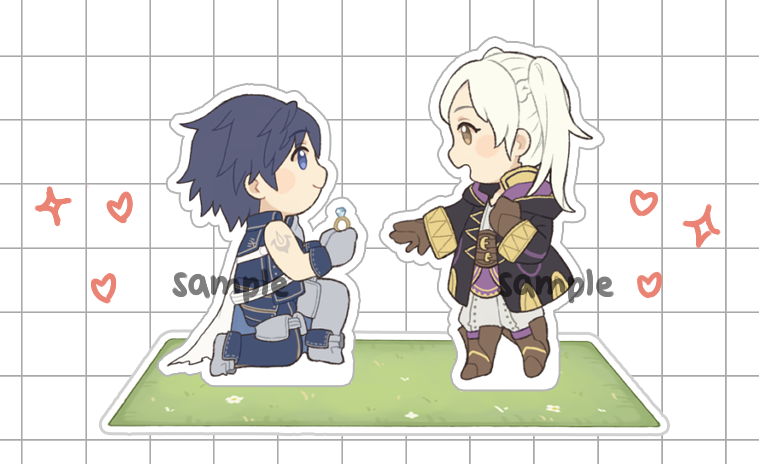 [RTs ?] Preorders for my Fire Emblem S support standees are finally open!! Pair up your favorite Fire Emblem couple to create a custom proposal scene. Preorders will be open until 4/27 and will ship mid/late May.
new shop: https://t.co/qeZAyPIKkv 