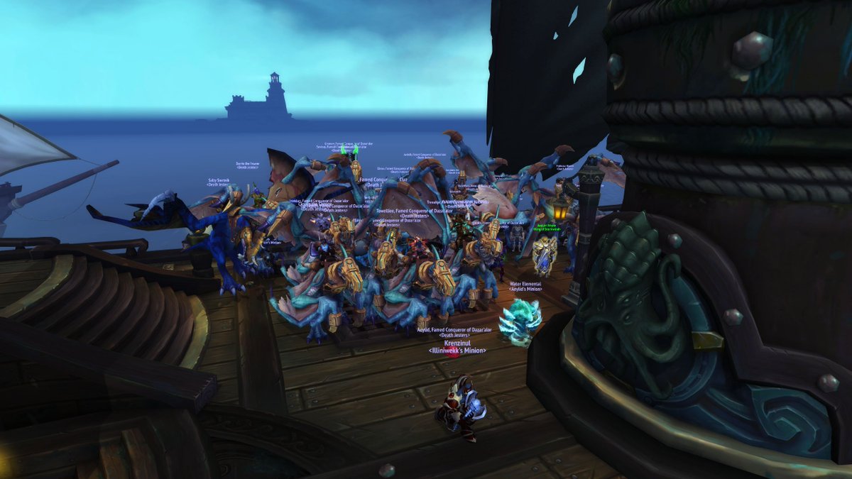 towelthetank's tweet photo. The amazing @AriyanaGames put together the BoD Guild achievement run tonight. Was awesome and we got dis mount too! #deathjesters https://t.co/Vhr5IUQOQg
