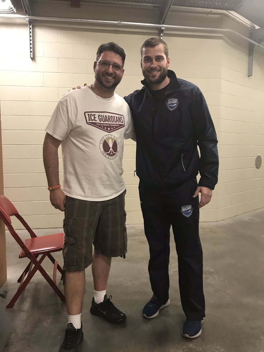 OldBarnBrock's tweet photo. So happy for @tyreichenbach1! Great game tonight for @UticaComets. Hope to see him around the @TheAHL a lot more in the future. https://t.co/zmVgmKxaT3