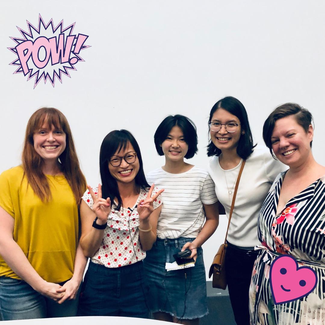 codelikeagirlau's tweet photo. So much ❤ the volunteers of our incredible #GirlGang! 

Recently, Jamie, Mai and Gwenny spoke about how they got started in the #tech industry at a @unimelb event hosted by @cissa_unimelb 🌟

So proud of you gals - truly an inspiration for the next gen of #WomenInTech. 💪 https://t.co/TgV0ZdHQnC